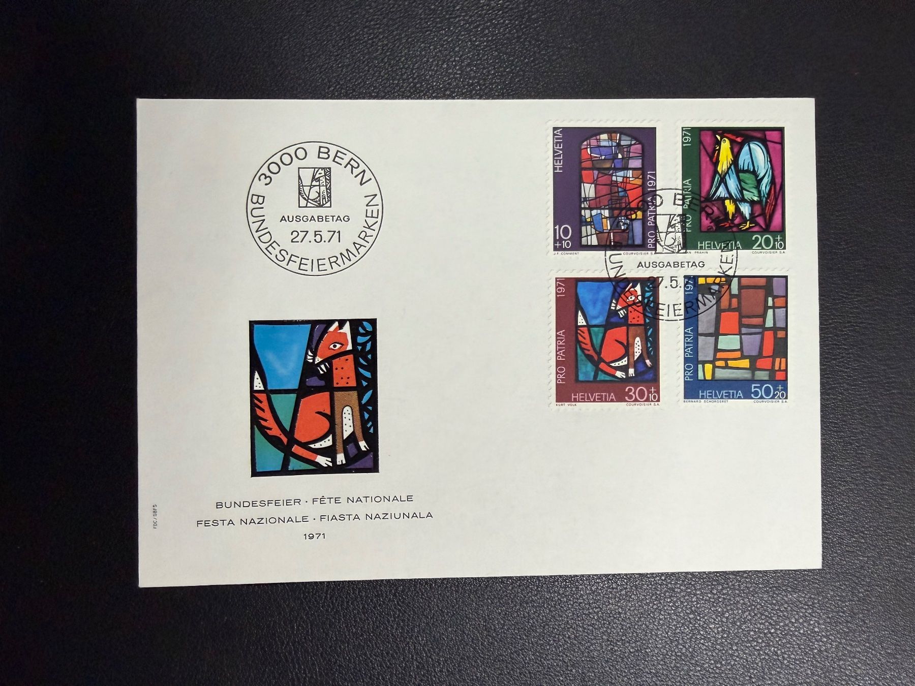 Alle Briefmarken: Pro Patria 1971 FDC – Gebraucht aus oberrüti von jeanmei
