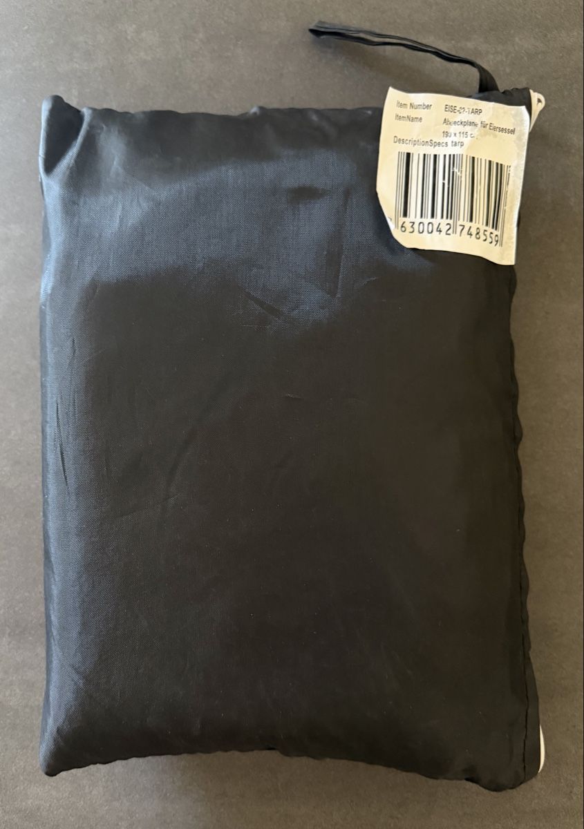Coperture: Abdeckplane für Eiersessel 190x115 cm schwarz – Nuovo e nell'imballaggio originale da Niederhasli venduto da Erwied 1