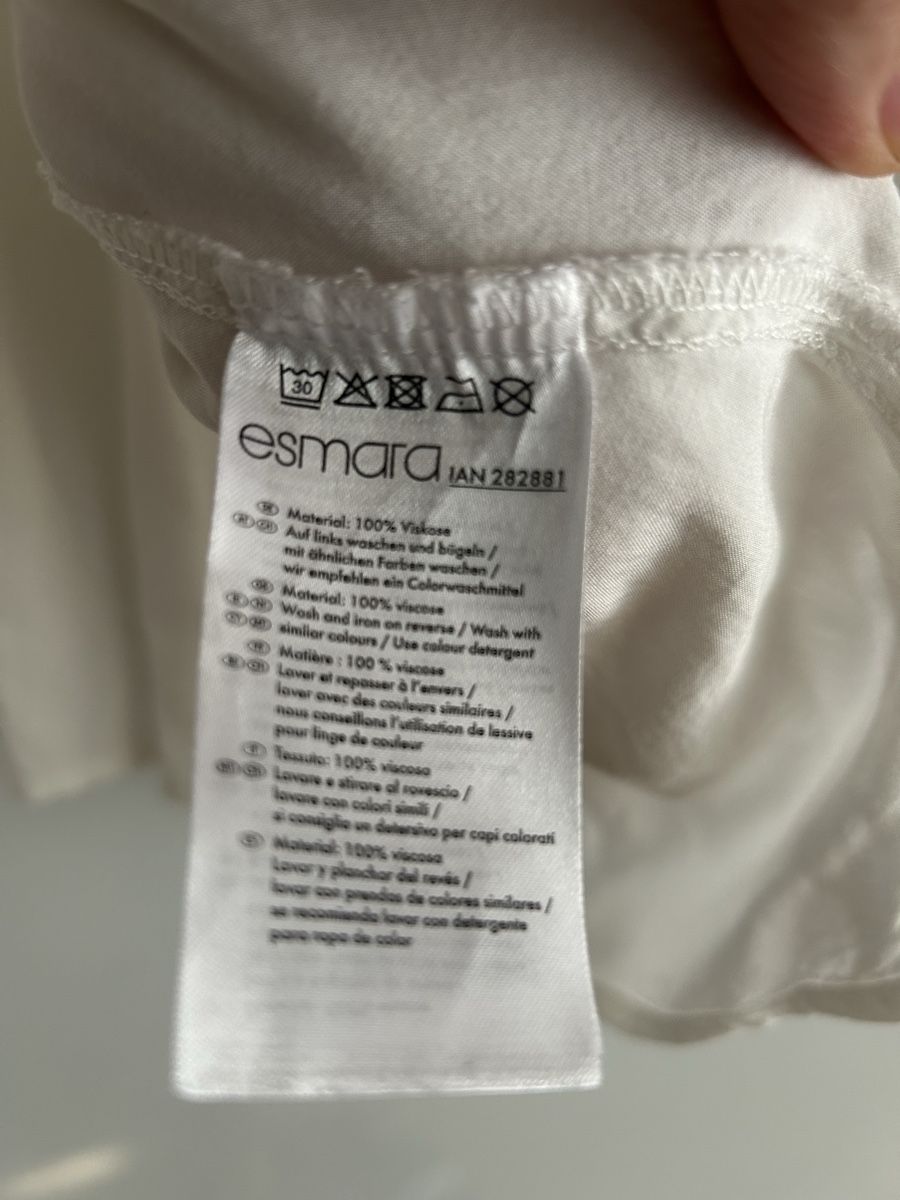 Chemisiers: Esmara Bluse Weiss Viskose Grösse 40 neu – D'occasion à Oftringen par Jola16 3