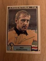 Piet Schrijvers Original Autogramm Paninibild WM 1978