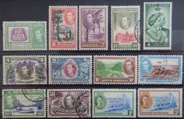 British Honduras Lot mit alten Werten III