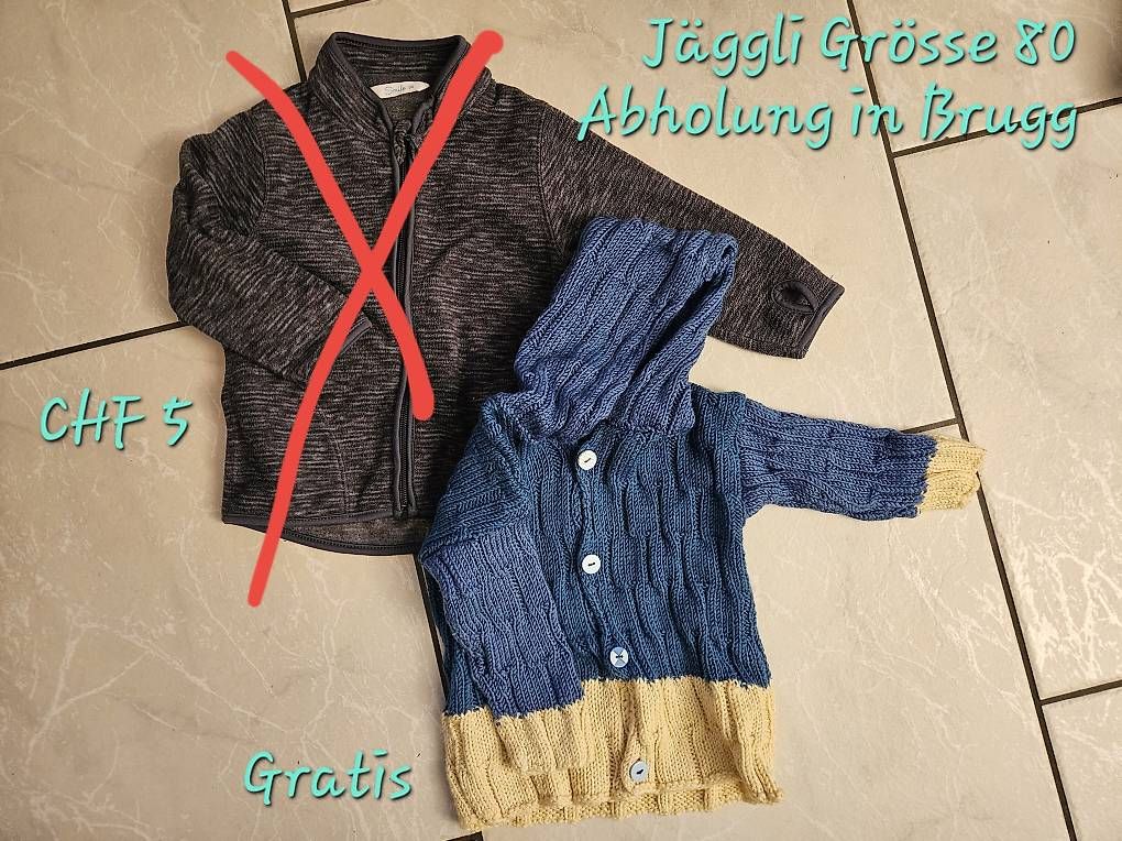 Jacken & Mäntel: Div. Jacken/Jäggli Grösse 80 – Gebraucht aus Brugg AG von man_cx5c 2