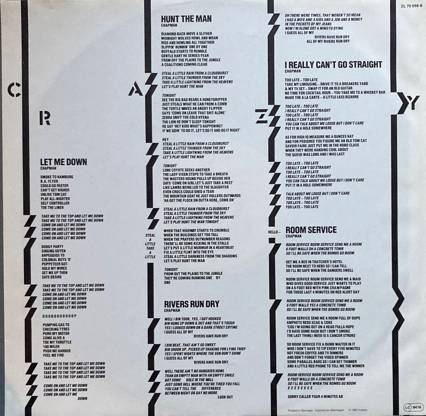 Vinyles: ROGER CHAPMAN - MANGO CRAZY – D'occasion à Poliez-Pittet par Newtown-Records 2