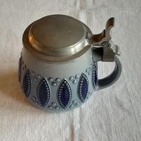 Antiker Marzi & Remi Jugendstil Bierkrug,  Westerwald
