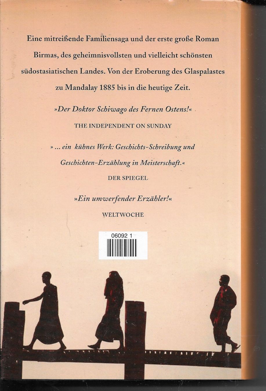 Libri: Amitav Ghosh - Der Glaspalast – Usato da Nunningen venduto da mercury-for-books 1