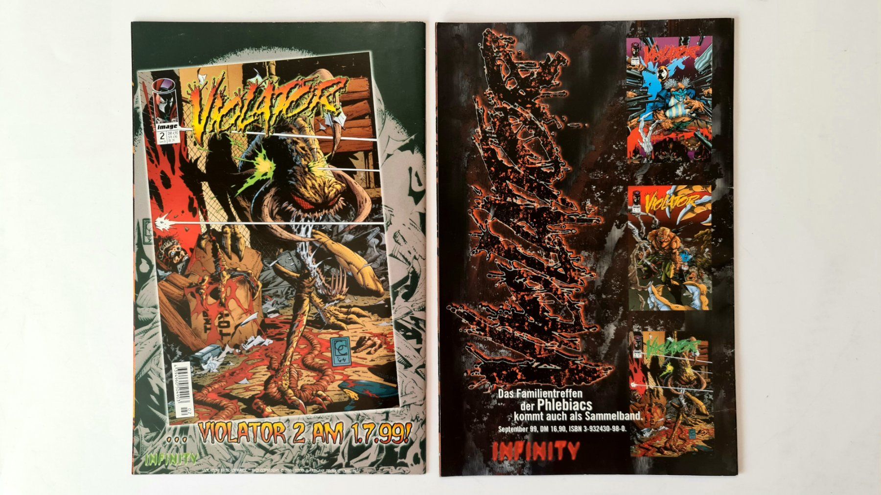 Fumetti: Violator Comic 1 +2 , Infinity  ,Top Zustand – Usato da Aesch BL venduto da pri_fp8t 1