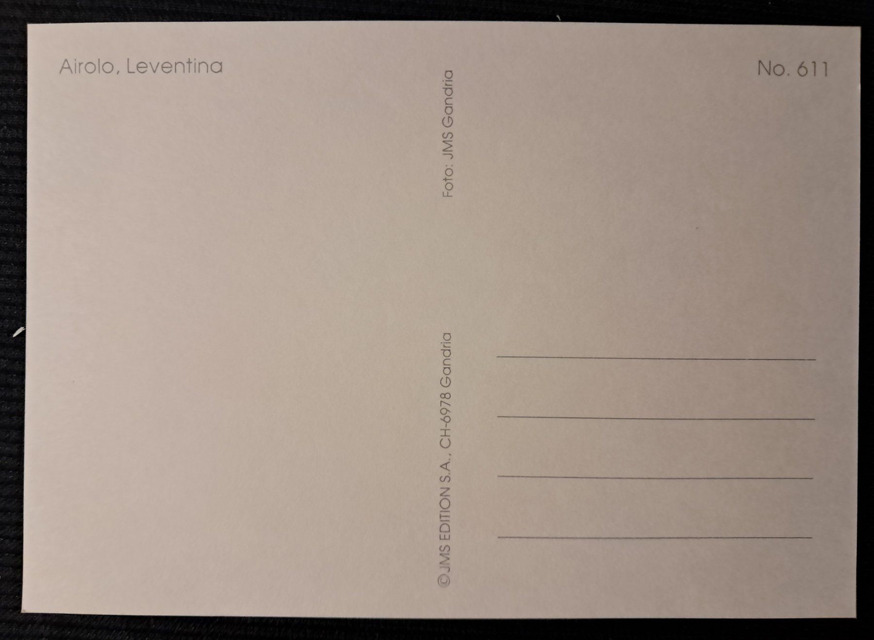 Cartoline postali: AIROLO – Usato da Ponto Valentino venduto da giorgia06 1