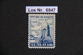 2. Weltkrieg-marke Territorial - Truppen            Los 6847