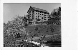 GRUSS vom grossen HOTELKASTEN in OBERÄGERI ZG, 1936