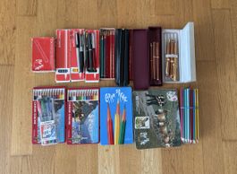 Caran d'Ache Stifte und Stifte-Set gemischt gebraucht