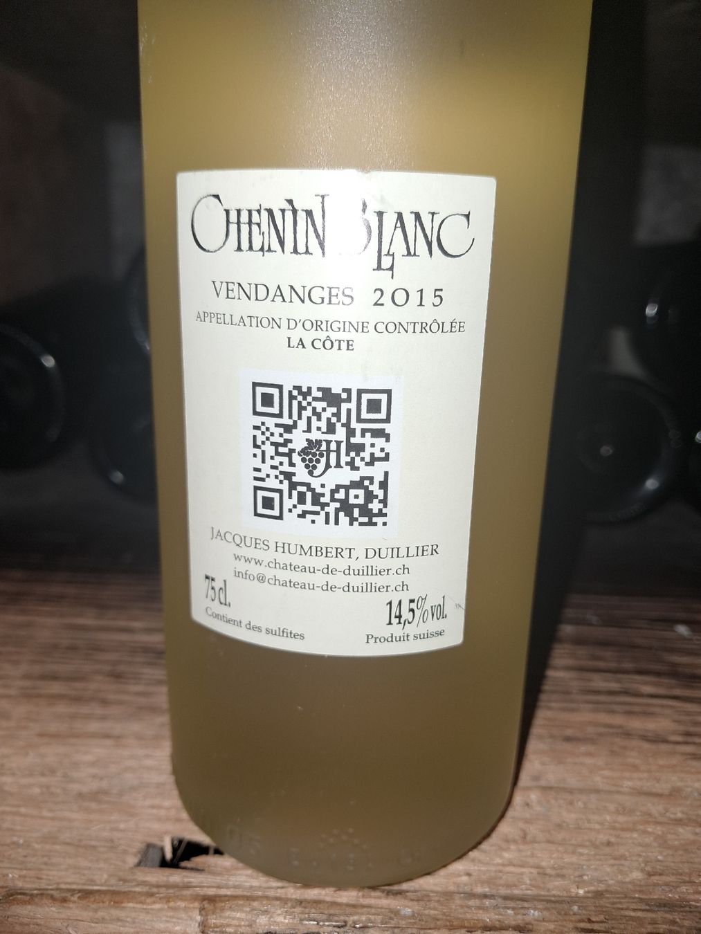 Wein: Chenin Blanc du Château de Duillier vendanges 2015 – Neu und originalverpackt aus Le locle von juliensaran 3