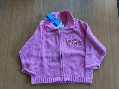 Strickjacke Mädchen Migros rosa Grösse 86