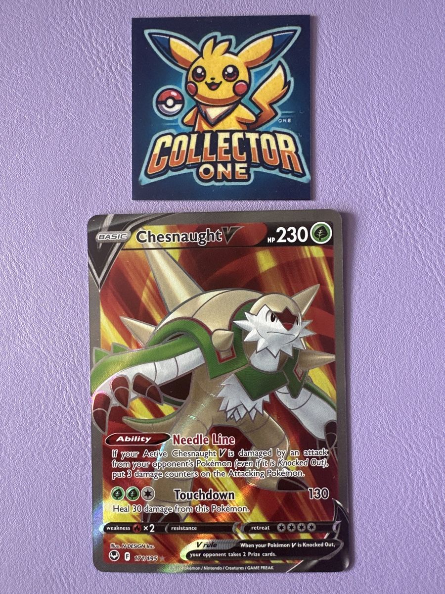Pokémon Carte collezionabili: Pokemon Chesnaught V Fullart – Nuovo (secondo la descrizione) da Lommiswil venduto da CollectorOne