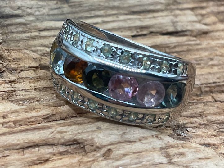 Anelli: Turmalinring, Sterlingsilber, Gr. 55.5 – Nuovo (secondo la descrizione) da luzern venduto da Alpendorf1 1