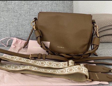 Coccinelle Handtasche Leder braun, neuwertig