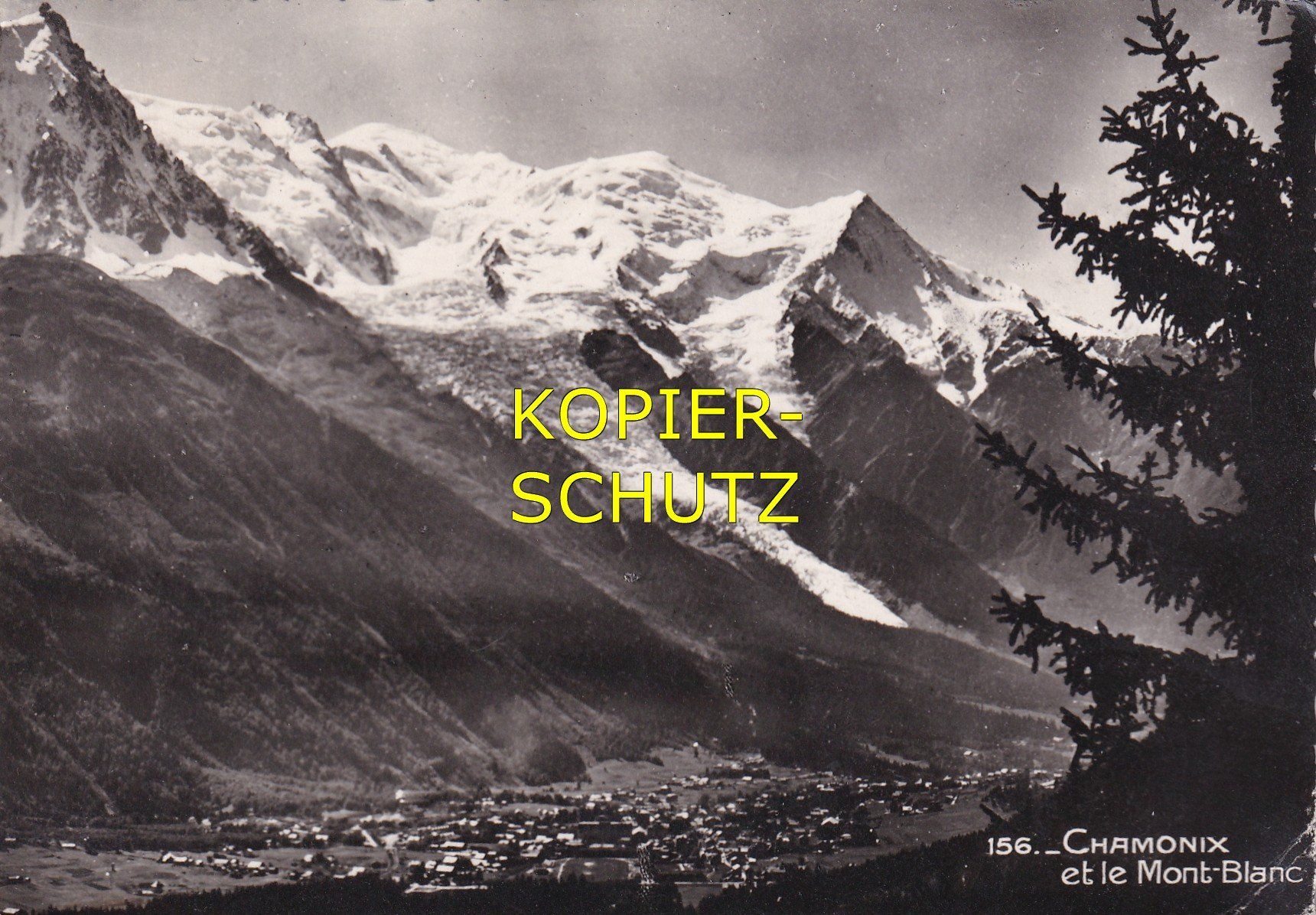 Cartoline postali: Chamonix et le Mont Blanc /mp – Usato da Hombrechtikon venduto da Rudolf07