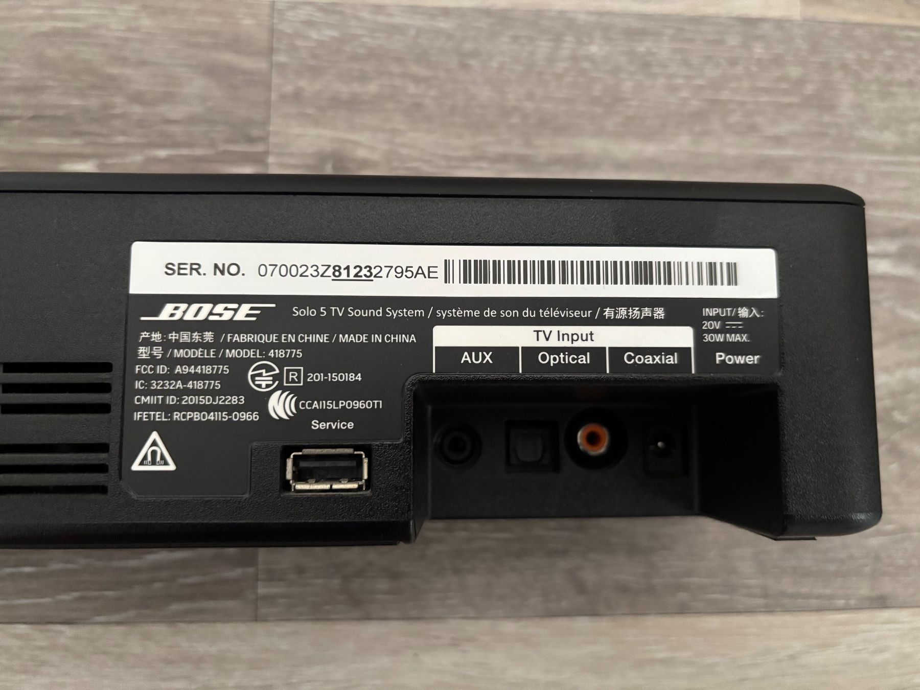 Bose Haut-parleurs: Bose Soundbar Solo 5 – D'occasion à Oberwil b. Büren par Kueseschneider 2
