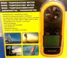 WIND- und TEMPERATURMESSER   Aktion