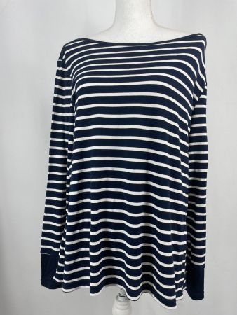 WOMEN LIMITED BY TCHIBO pull rayé bleu marine