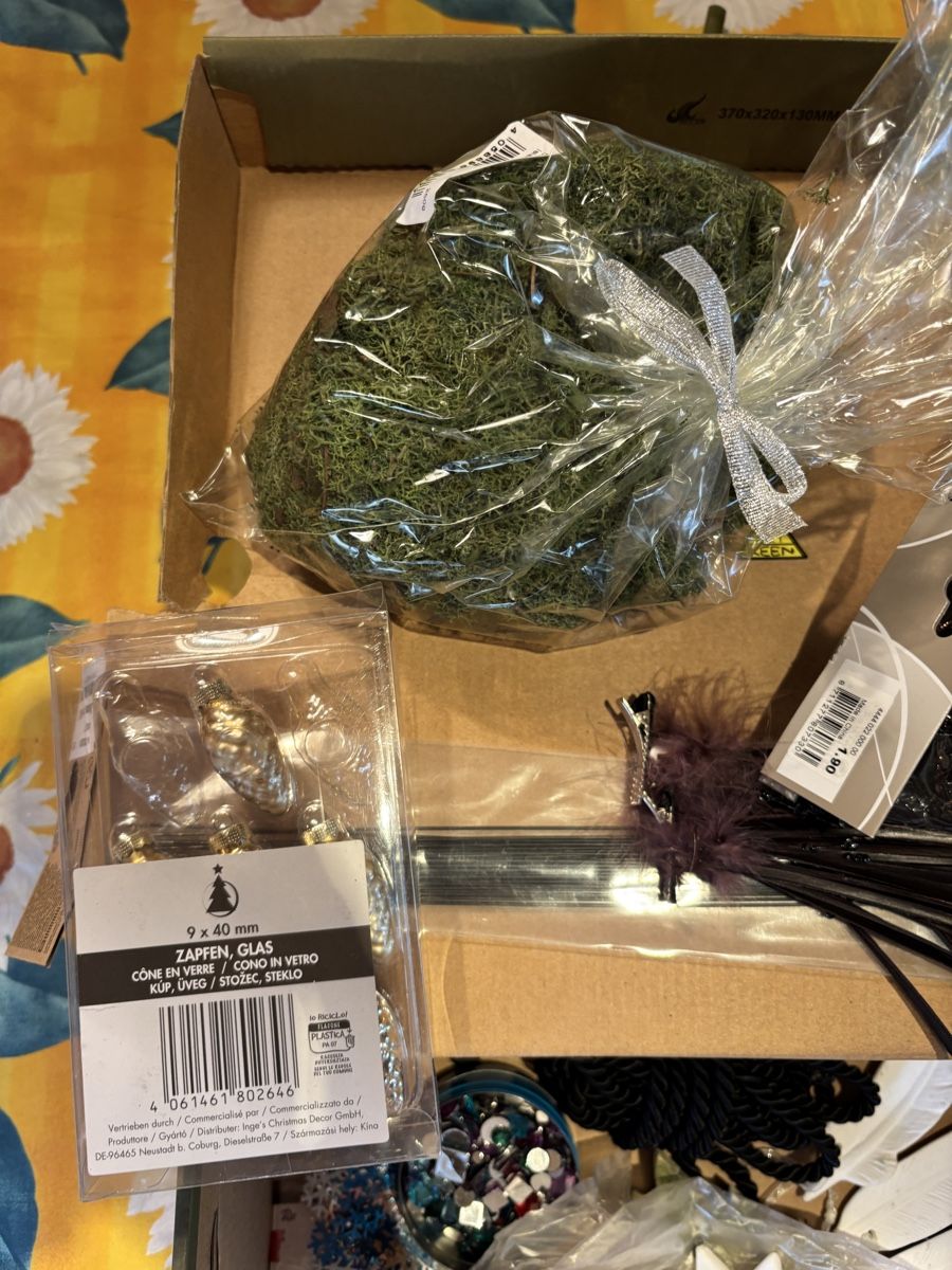 Alle Dekorationen: Weihnachtsdeko Bastelmaterial Christbaumschmuck DIY Set – Neu (gemäss Beschreibung) aus Herzogenbuchsee von ameise02 4