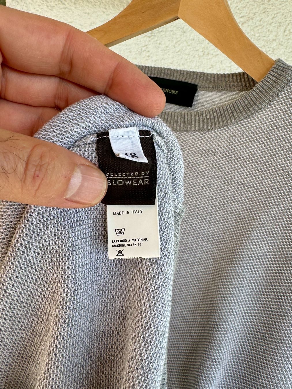 Eleventy Maglioni & Felpe: Pulli ZANONE Gr 48 Hellgrau Slowear – Usato da Männedorf venduto da LTMCS 3