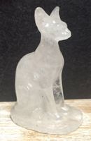 Bergkristall Sphinx Katze 133g