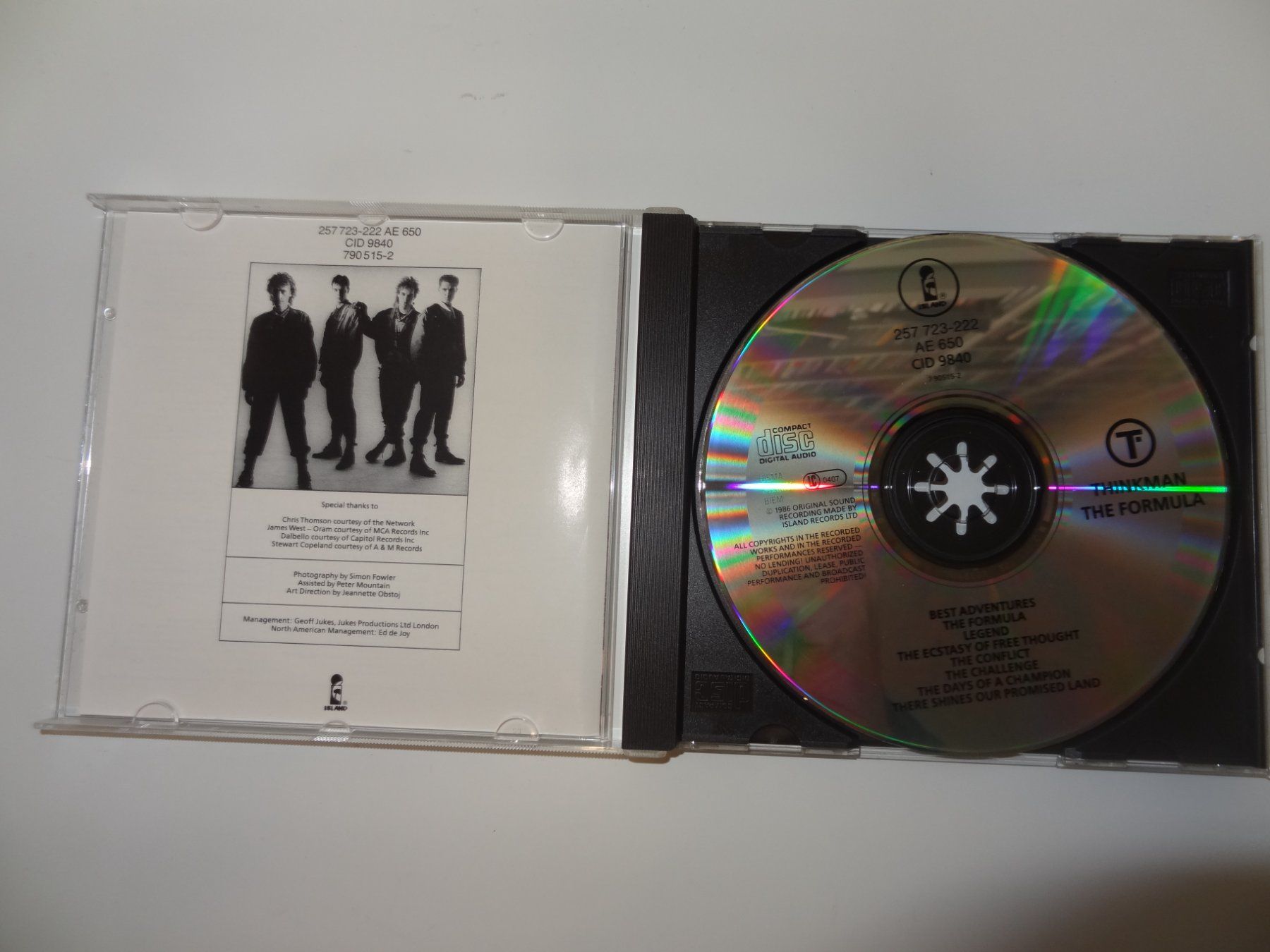 CD: Thinkman - The Formula, Audio CD, – Usato da luzern venduto da musicandart 2