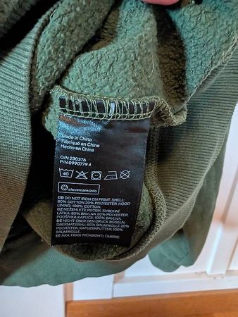 H&M Hoodie Gr. XS  Dunkelgrün «Athlétique»
