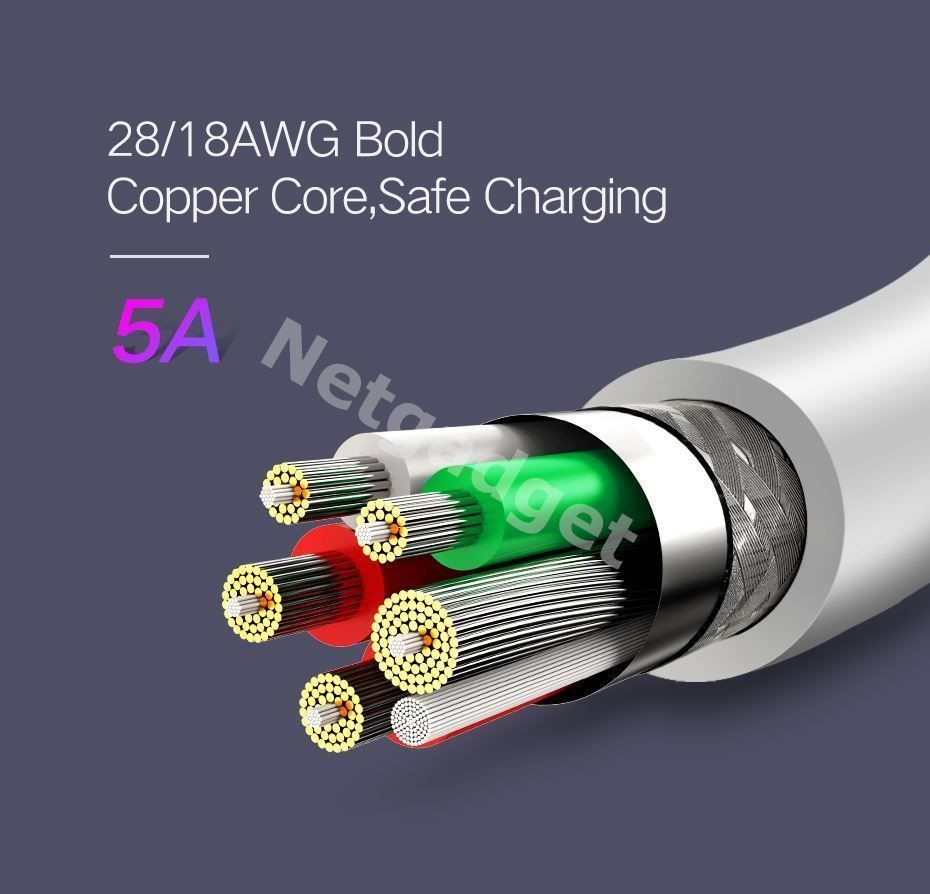 Kabel: USB Kabel Type-C 5A SuperCharge - 2m – Neu und originalverpackt aus Yverdon-les-Bains von Netgadget 5