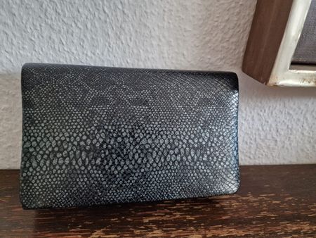 Elegante Abend Handtasche, Schlangenmuster, wie neu!