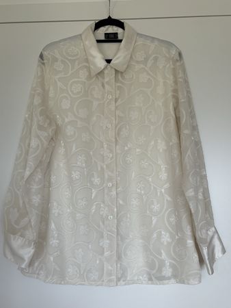 Chemise blanche vintage Stars environ taille 40
