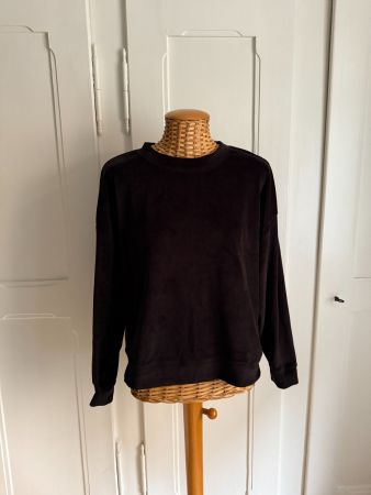 GAP - Samt Pullover schwarz XS