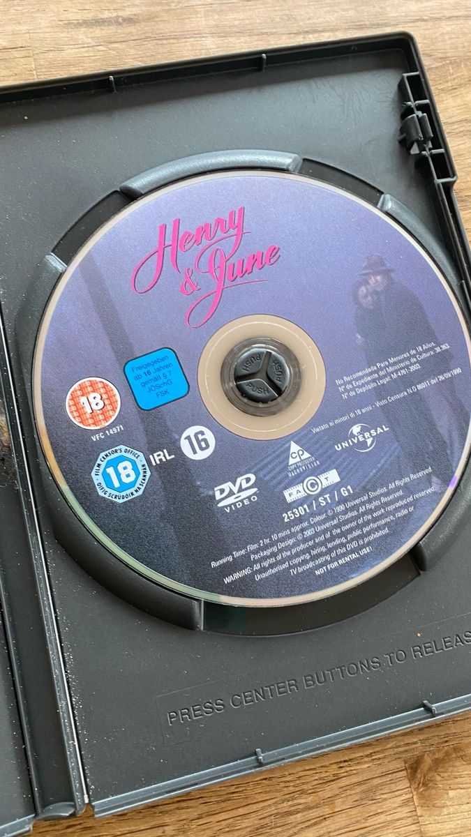 Alle DVDs: Henry & June (Uncut) – Gebraucht aus Lugano von bad_2t9b 2