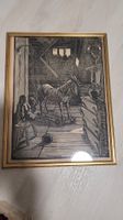 Originale Radierung von L. Harder, 1929, gerahmt, Rarität!