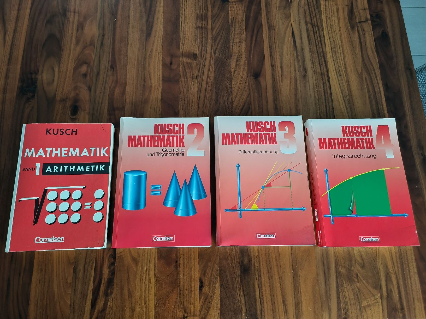 Bücher: Kusch Mathematik, Bände 1-4: Arithmetik, Geometrie, Analysis – Gebraucht aus Olten von MattRed