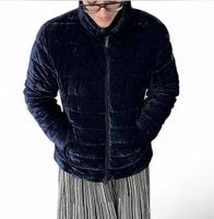elegante Winter-Jacke in Samt mit Green Goose Label Gr. M/L