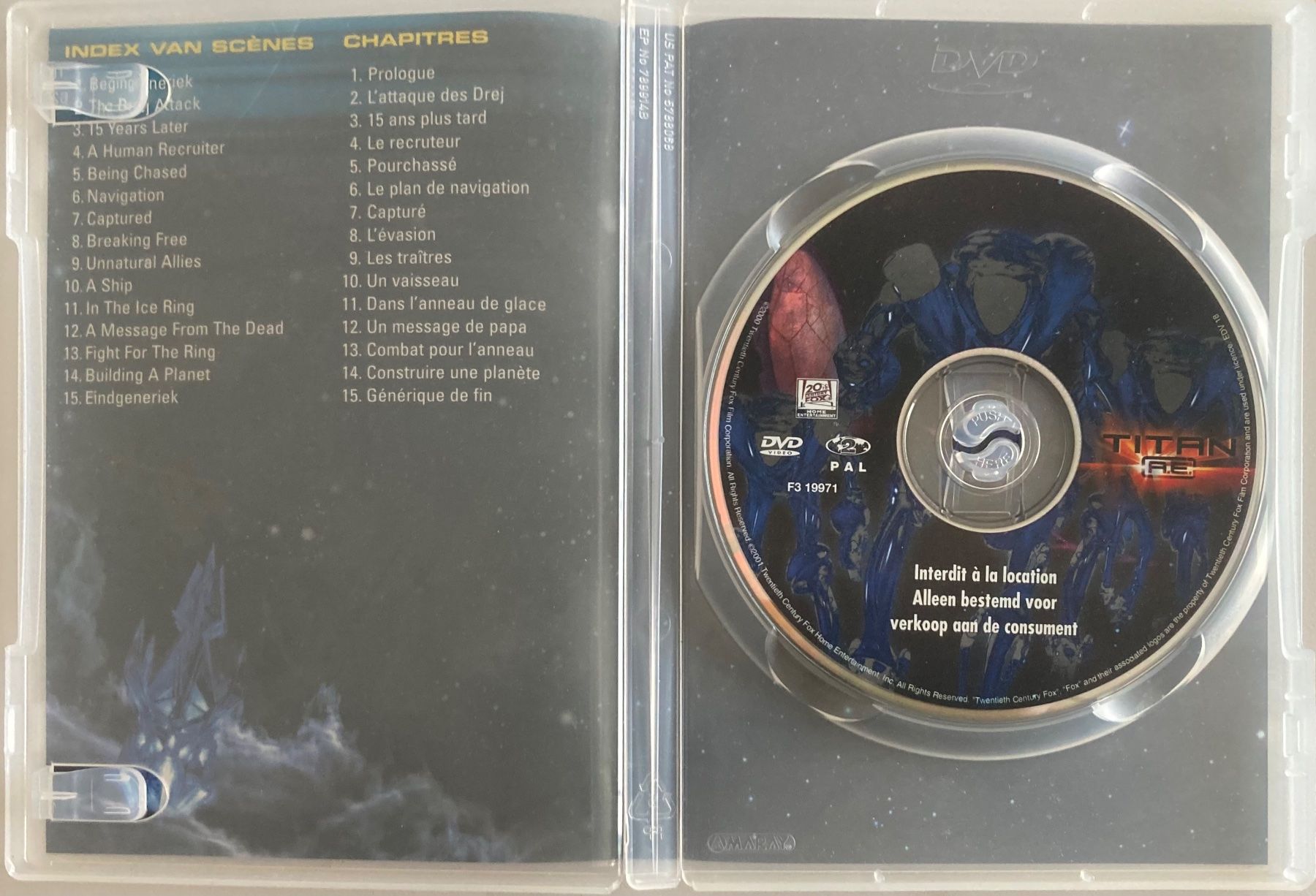Tutti i DVDs: TITAN A.E. – Usato da Poliez-Pittet venduto da Newtown-Records 2