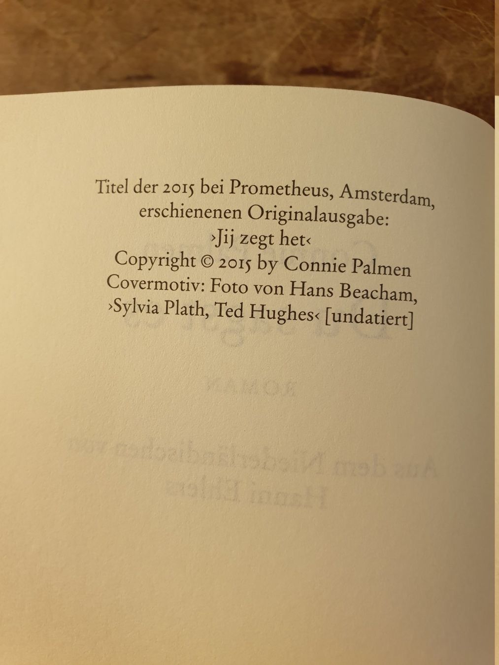 Libri: Du sagst es - Connie Palmen – Usato da Zürich venduto da loosebone 4