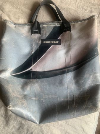 Grand sac freitag / gris (bandoulière ou à main)