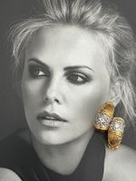 Wunderschöne Vintage Ohrringe Clips mit gold Plating