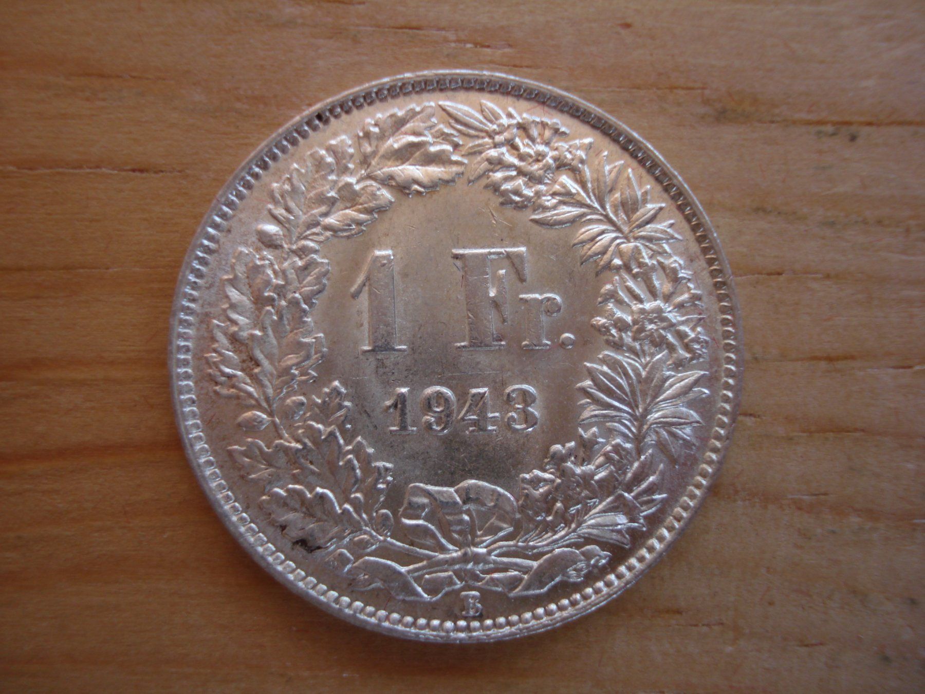 Tutti le monete: (C1) 1 Franken 1943 STGL- – Usato da Erlach venduto da Net-Coins