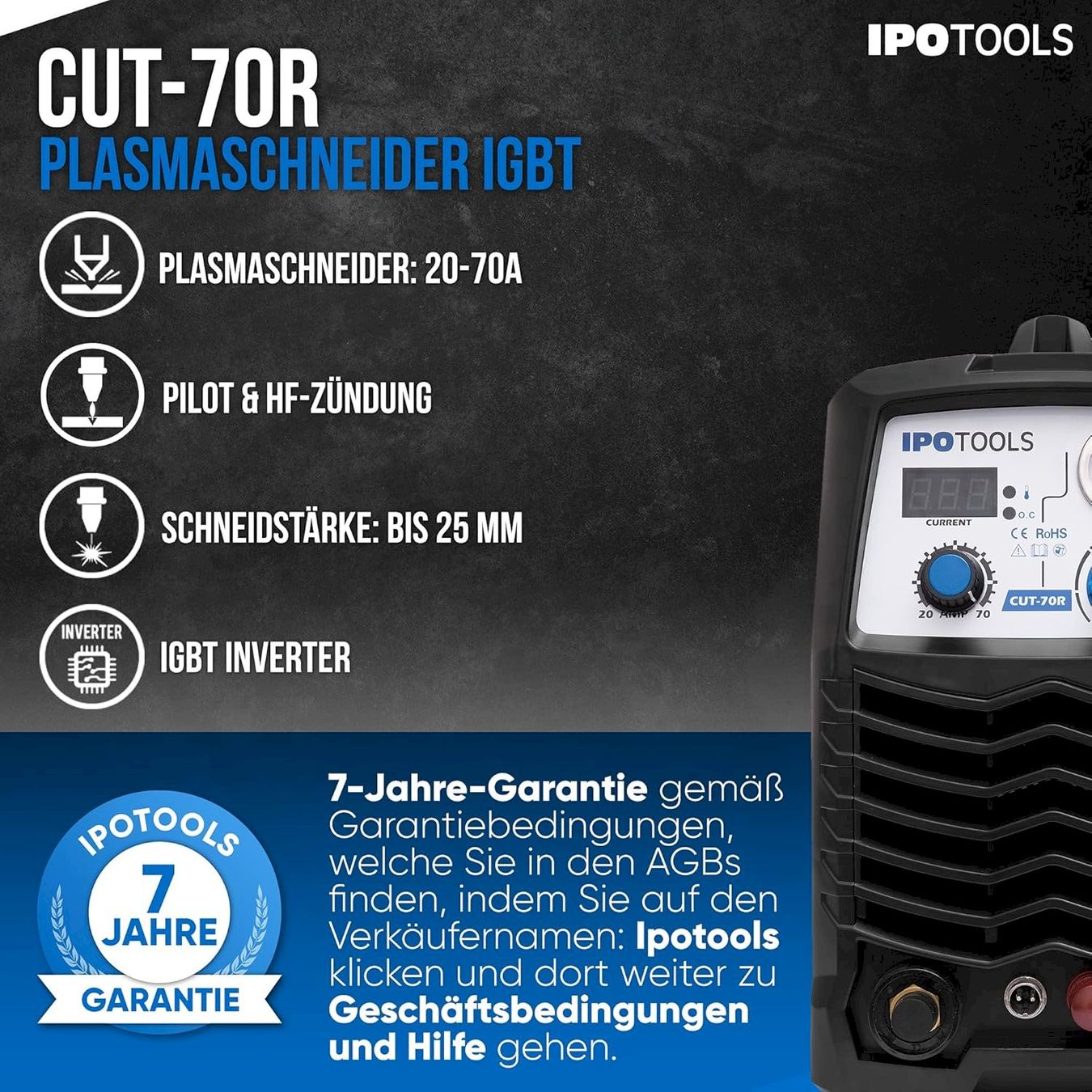 KS Tools Tutti gli attrezzi: IPOTOOLS CUT-70R Plasmaschneider – Nuovo e nell'imballaggio originale da Bottighofen venduto da zaap 6