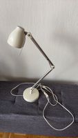 Schreibtischlampe Metall weiss verstellbar neuwertig