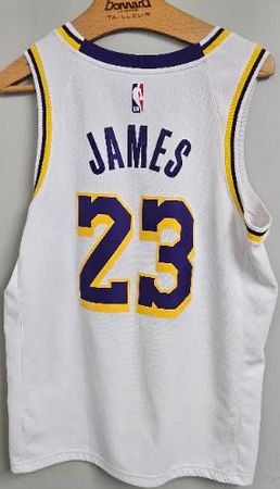 Maillot Nike Lakers James 23 blanc taille 48 (L)