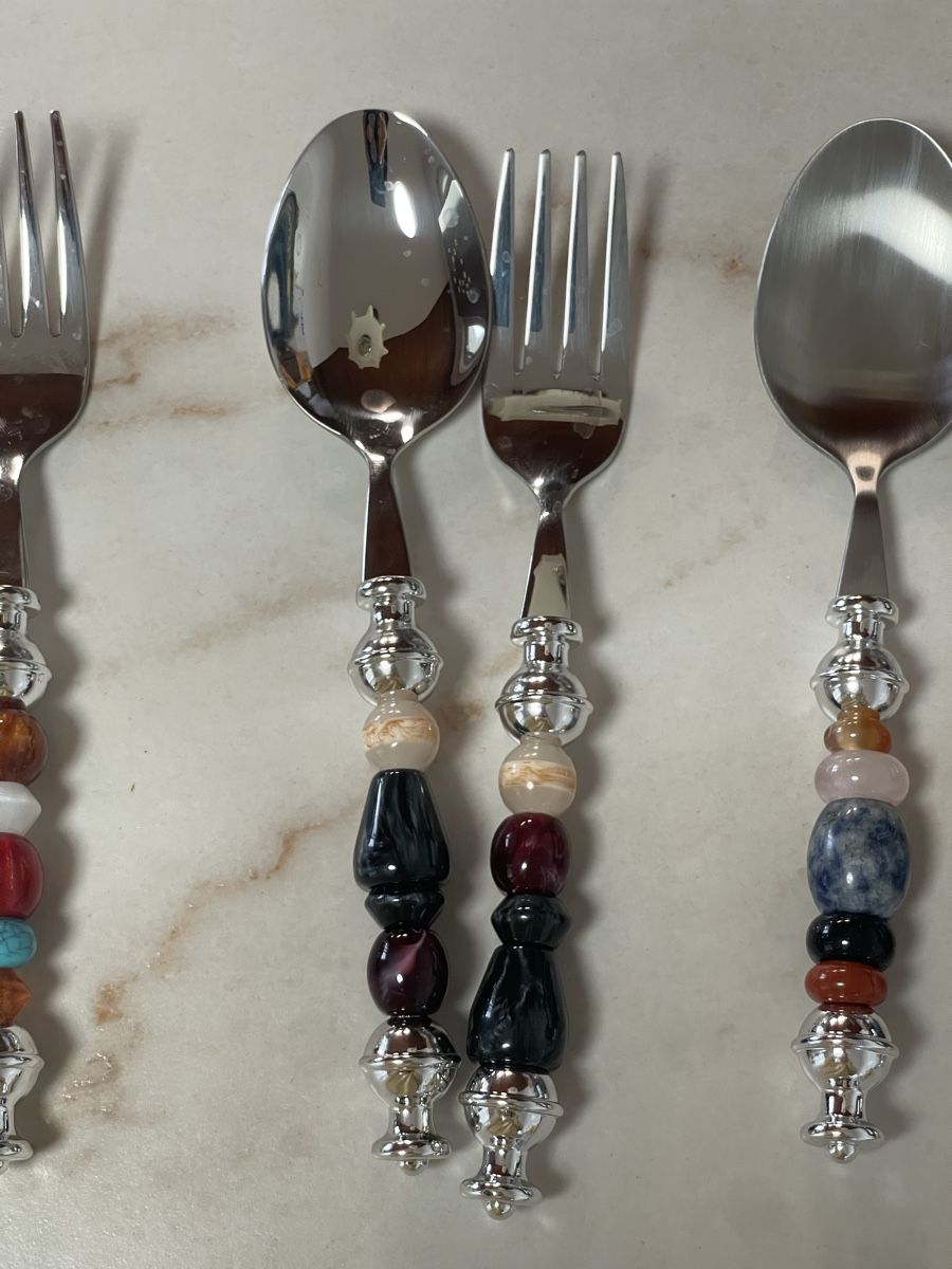 Bestecksets: Cutlery with beautiful Beads – Neu (gemäss Beschreibung) aus Nussbaumen AG von jot_ks2f 3