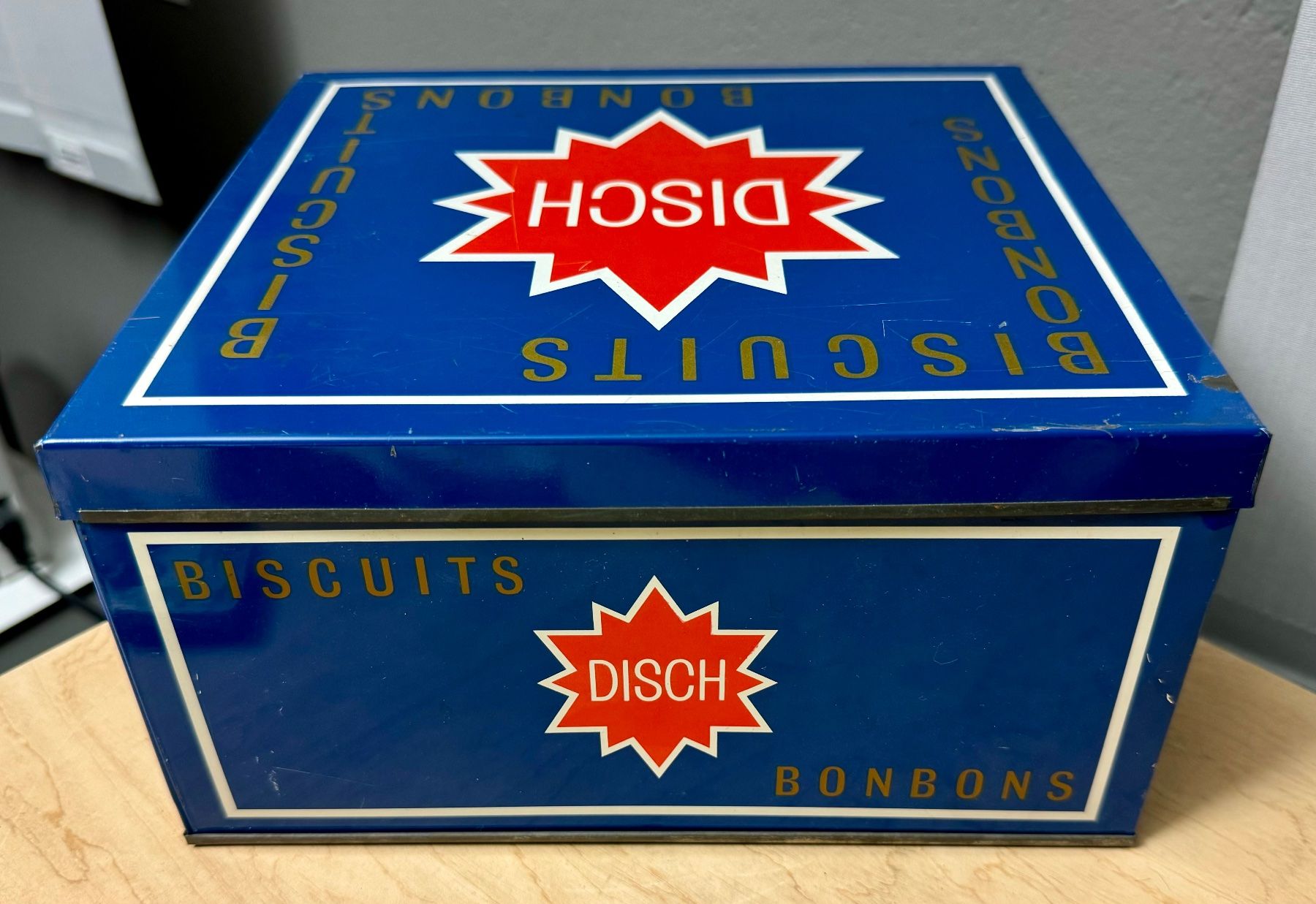 Barattoli: Alte Blechdose Biscuits Bonbons DISCH OTHMARSINGEN blau – Usato da Rothrist venduto da Luckywinner 3