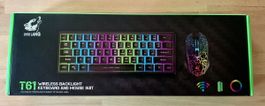 Ziyou Lang T61 Wireless Backlight Keyboard and Mouse Suit