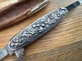 Antikes Taschenmesser Sackmesser mit Etui