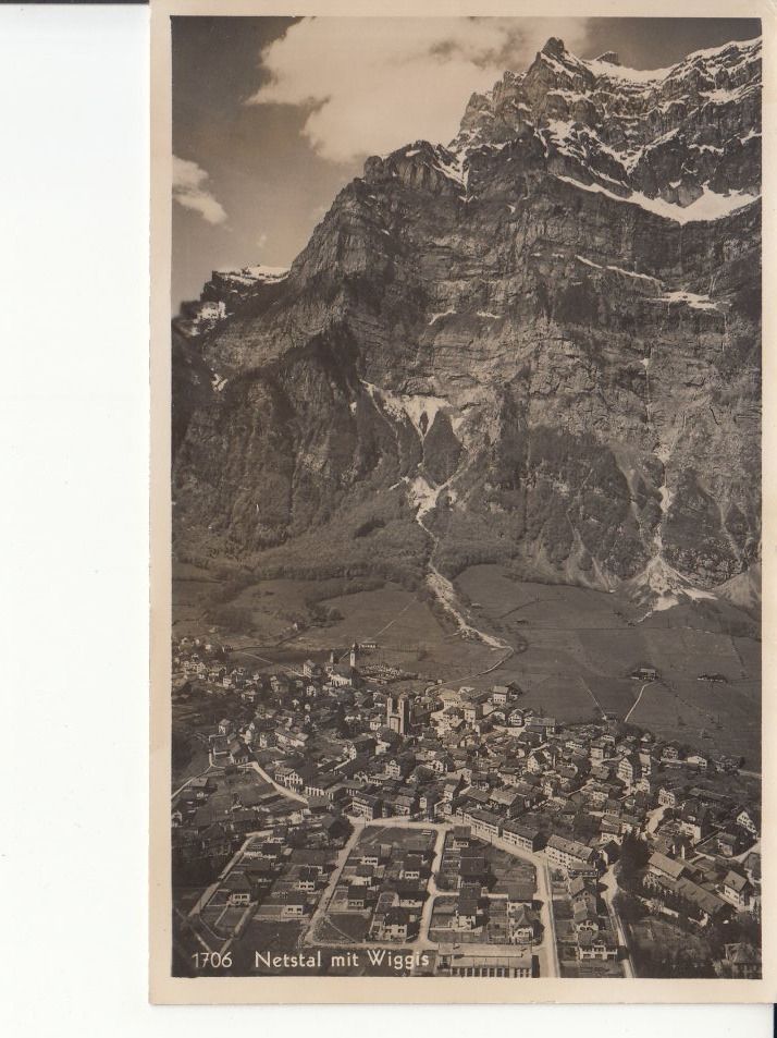 Ansichtskarten: Netstal, ca. 1940 – Gebraucht aus Bürglen TG von StampGraf