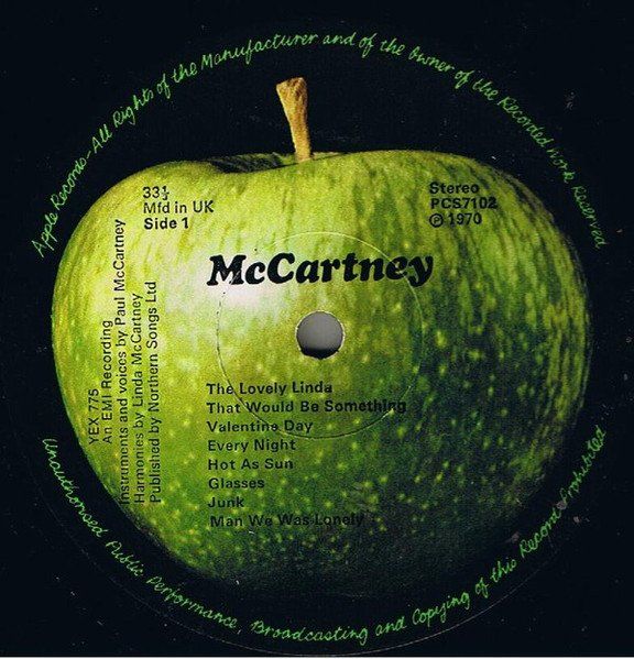 Dischi in vinile: McCartney Paul: McCartney LP – Nuovo (secondo la descrizione) da Steinhausen venduto da Vilivinili 1